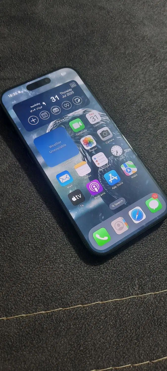اپل iPhone 15 Pro با حافظهٔ ۲۵۶ گیگابایت|موبایل|مشهد, هفده شهریور|دیوار