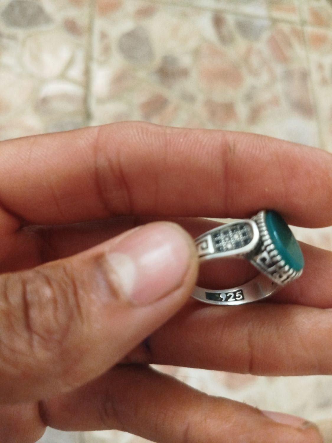 انگشتر نقره در حد نو|جواهرات|کرمانشاه, |دیوار