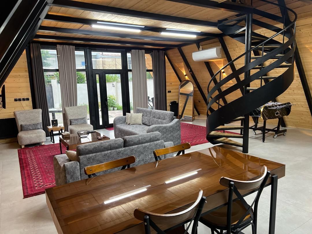 اجاره کلبه سوئیسی استخردار(فوتبال دستی)|اجارهٔ کوتاهمدت ویلا و باغ|رشت, گلسار|دیوار