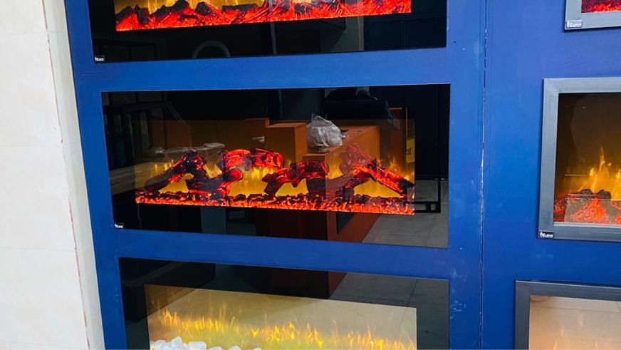 شومینه/ ترند/ برقی مدل rsw|بخاری، هیتر، شومینه|بندر گناوه, |دیوار