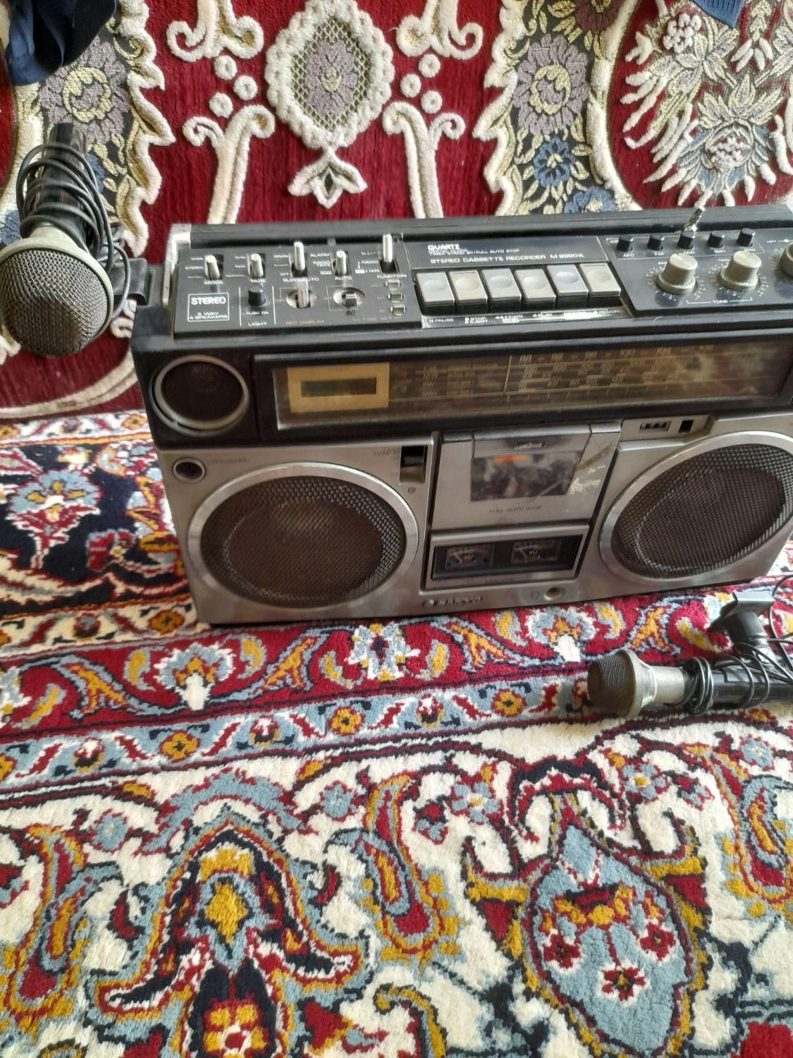 رادیو ضبط ژاپنی قدیمی|سیستم صوتی خانگی|ملارد, |دیوار