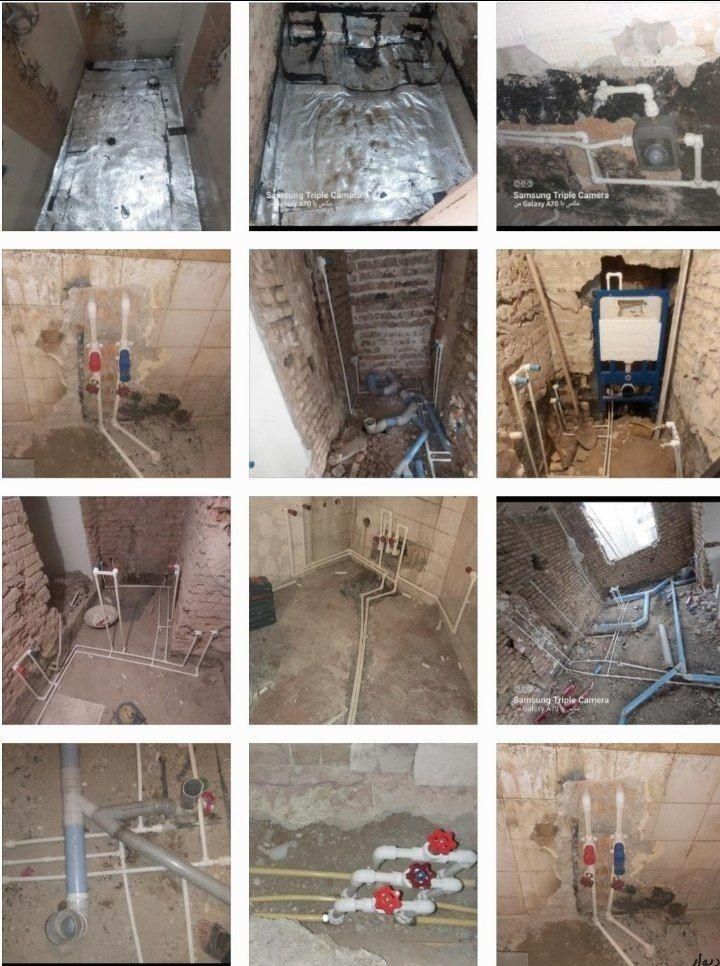 رفع نم و رطوبت و تشخیص ترکیدگی لوله کشی آب|خدمات پیشه و مهارت|تهران, آهنگ|دیوار