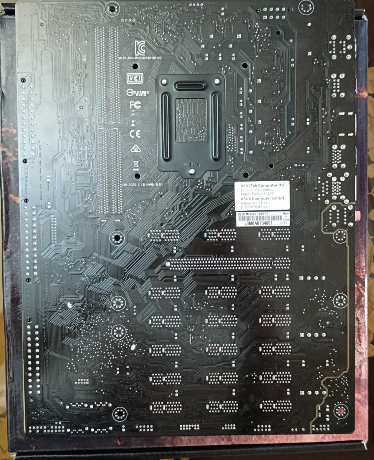 Asus B250 Mining Expert 19Slot Motherboard|قطعات و لوازم جانبی رایانه|تهران, خواجه نظام الملک|دیوار
