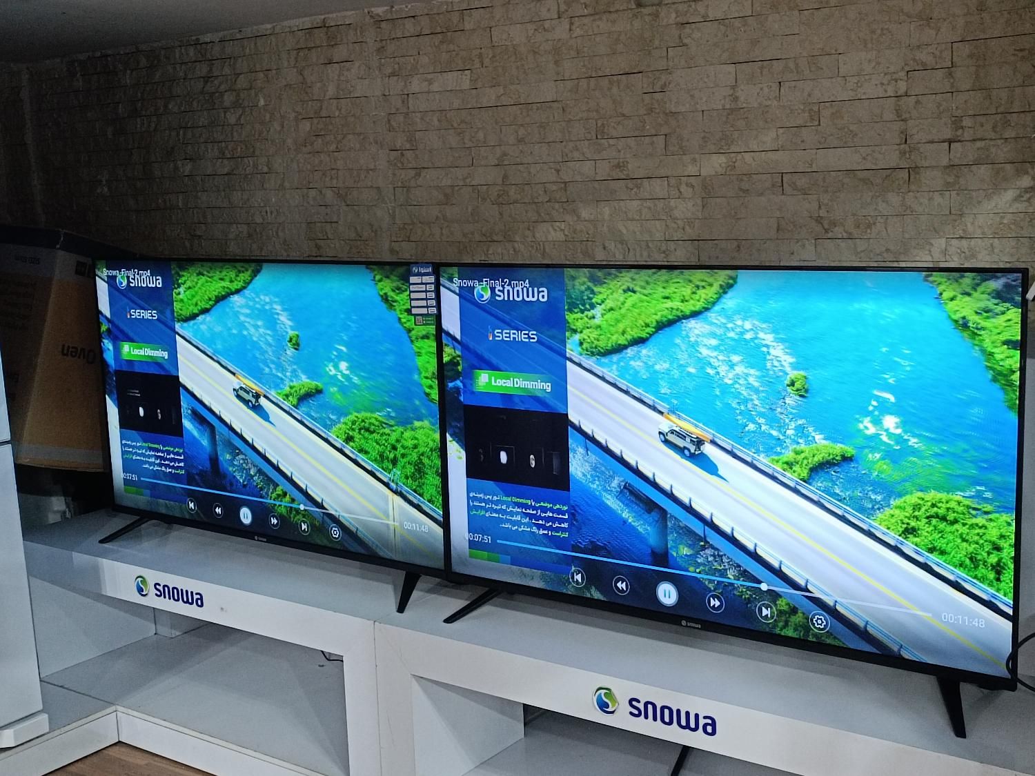تلویزیون اسنوا ۵۵ اینچ 4k smart|تلویزیون و پروژکتور|سنندج, |دیوار