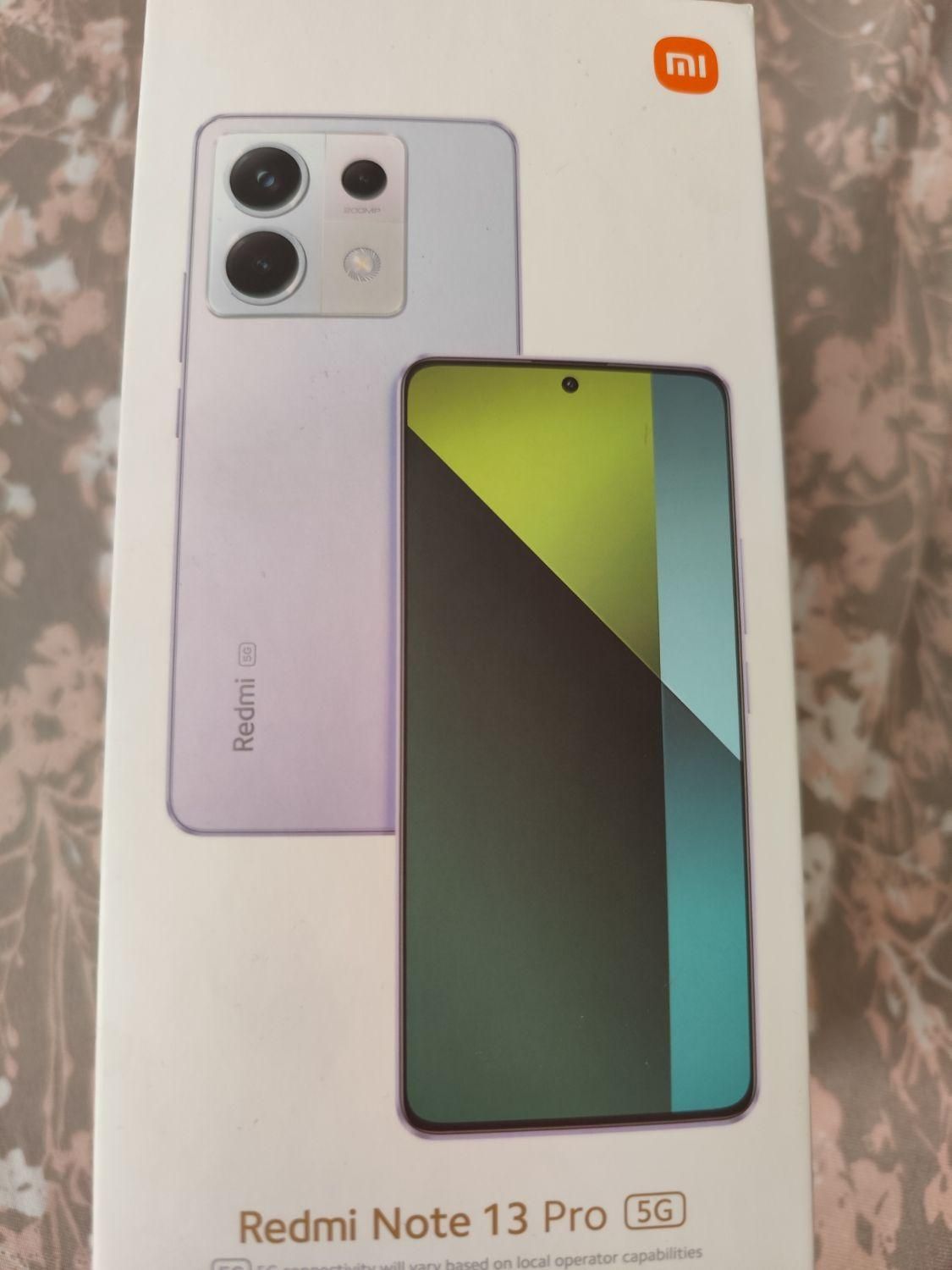 گوشی شیائومی Redmi note 13 5G رم ۱۲ ۵۱۲|موبایل|تهران, مرزداران|دیوار