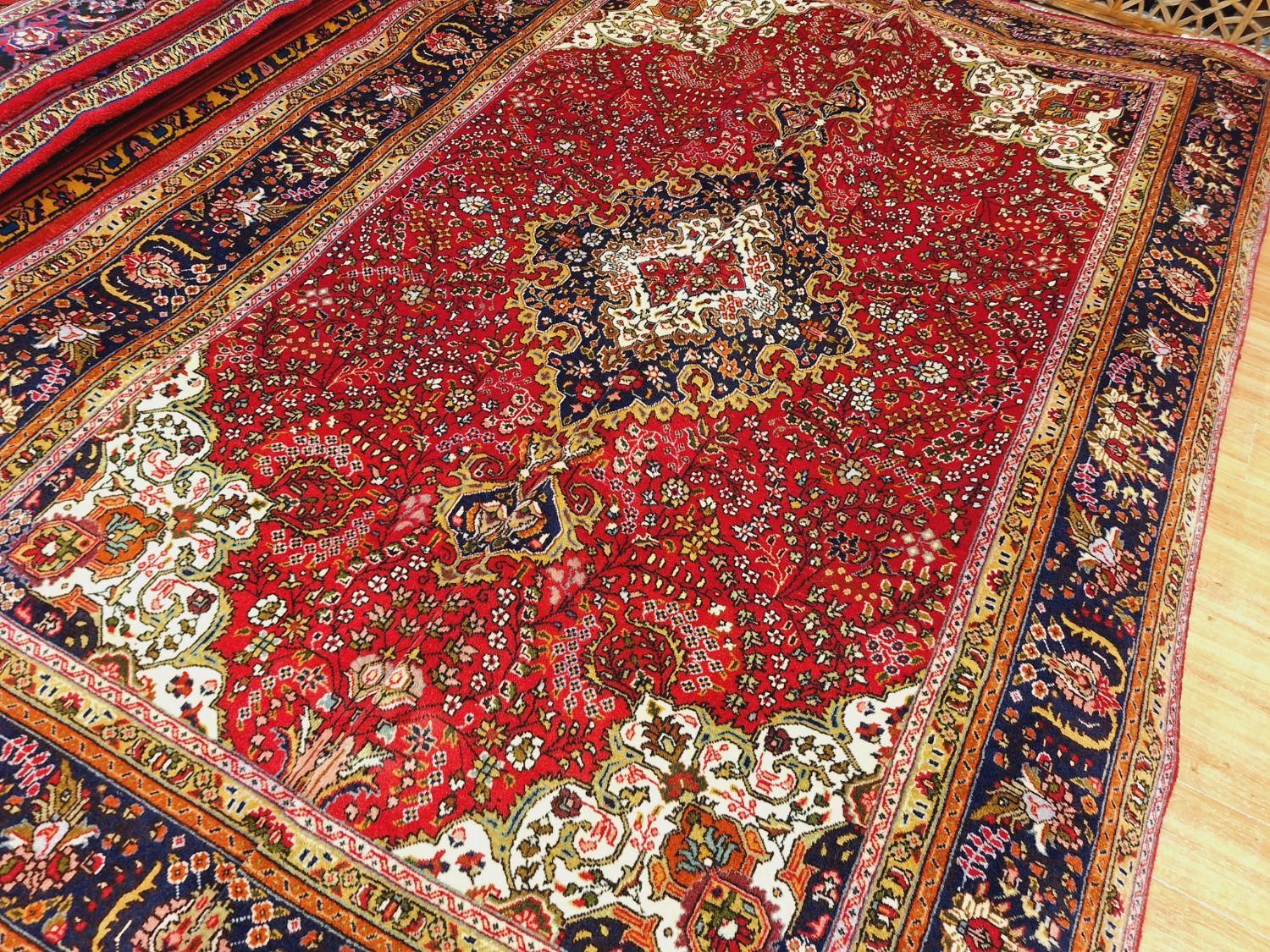 جفت قالی ۶متری دستباف سرخابی رنگ|فرش|تهران, اکباتان|دیوار