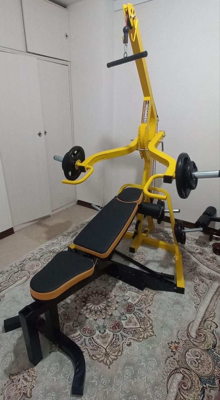 دستگاه بدنسازی ۹۶ کاره برند هامرز با کیفیت|تجهیزات ورزشی|کرمان, |دیوار