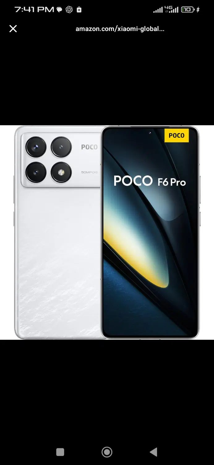 Poco F 6 Pro 512 سفید  نو|موبایل|تهران, ایران|دیوار