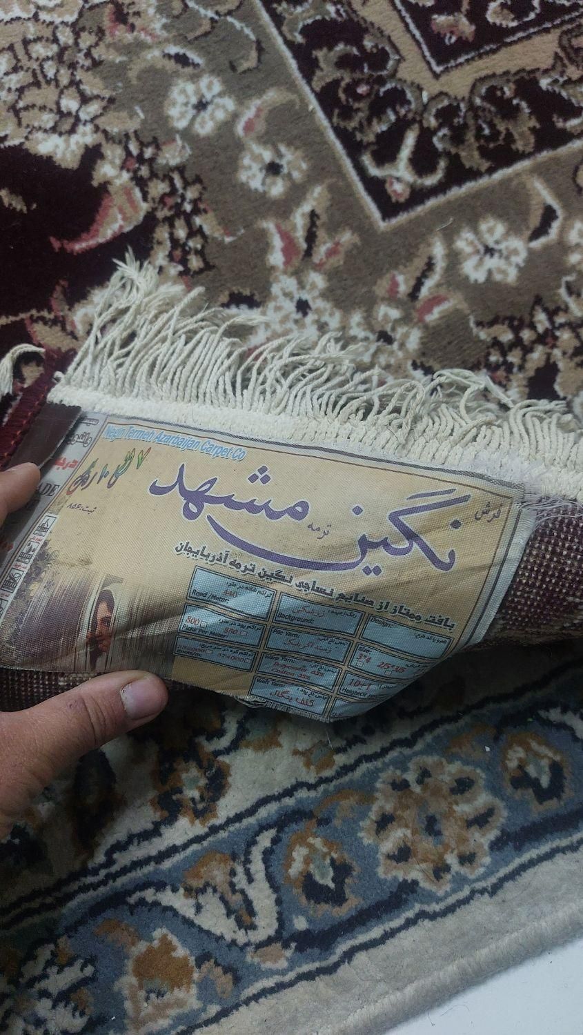 فرش ۹ متری ماشینی نگین مشهد|فرش|تهران, جمال‌زاده|دیوار