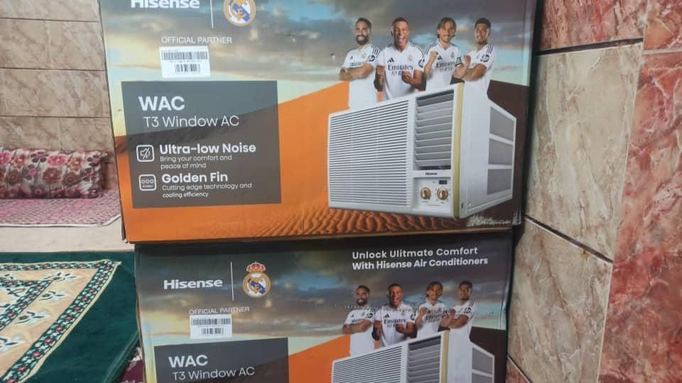 کولر پنجره ای 18 هزار هایسنس|کولر گازی و فنکوئل|بوشهر, |دیوار