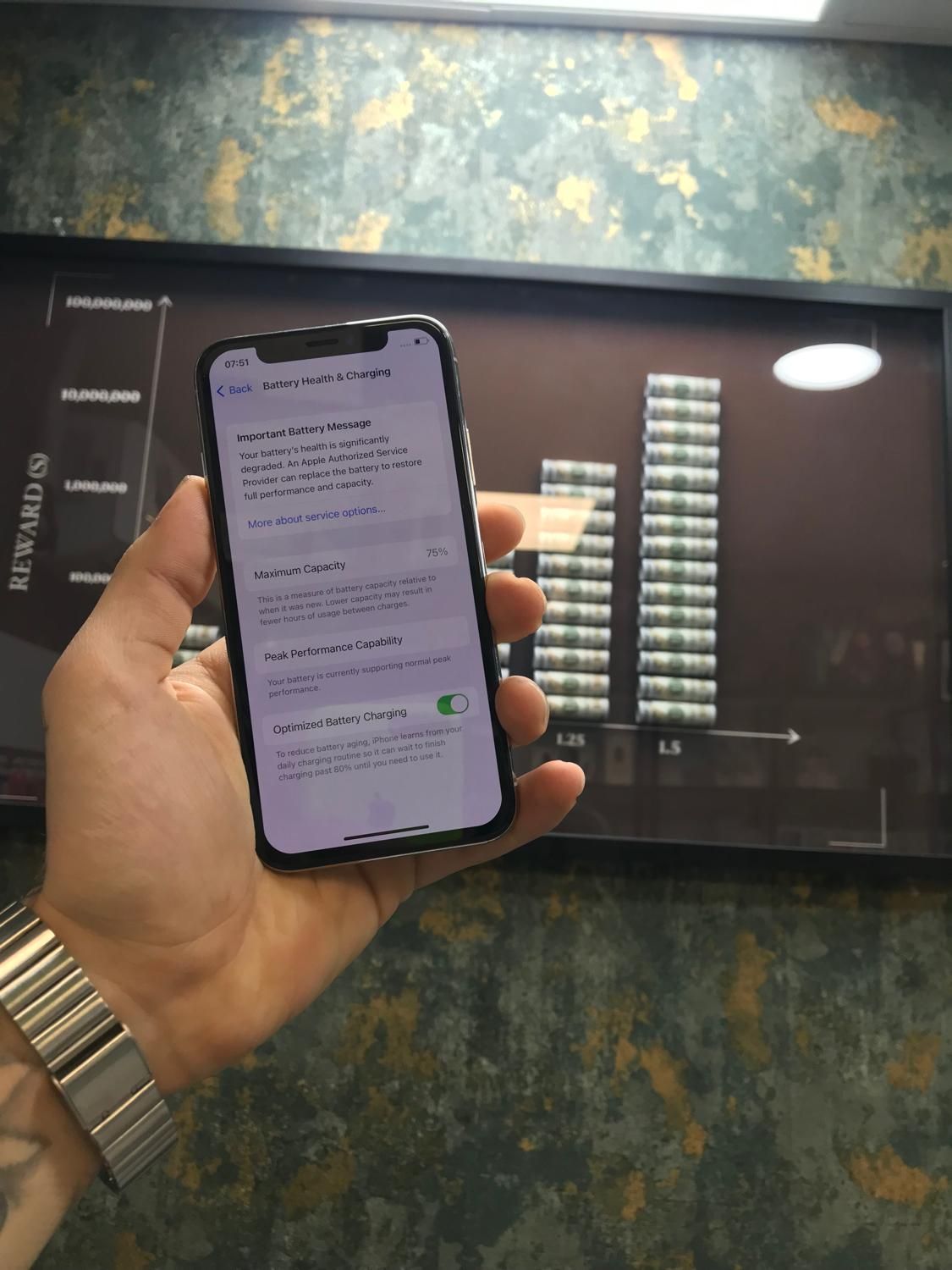Iphone X|موبایل|کرج, درختی|دیوار