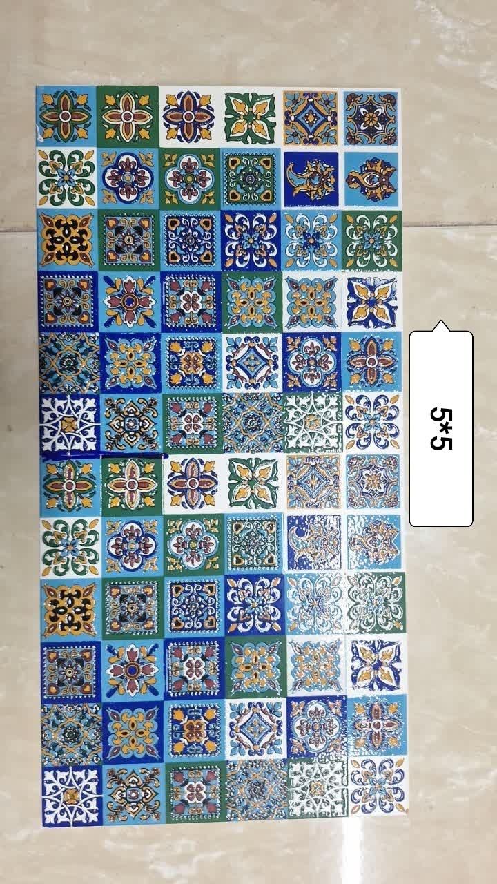 کاشی سنتی گره و اشکال هندسی|مصالح و تجهیزات ساختمان|اصفهان, دهنو|دیوار