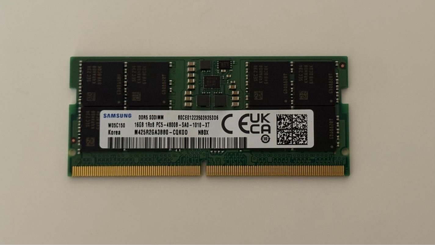 رم ۱۶ گیگ ddr5 4800 لپ‌تاپ سامسونگ|قطعات و لوازم جانبی رایانه|تهران, بهار|دیوار