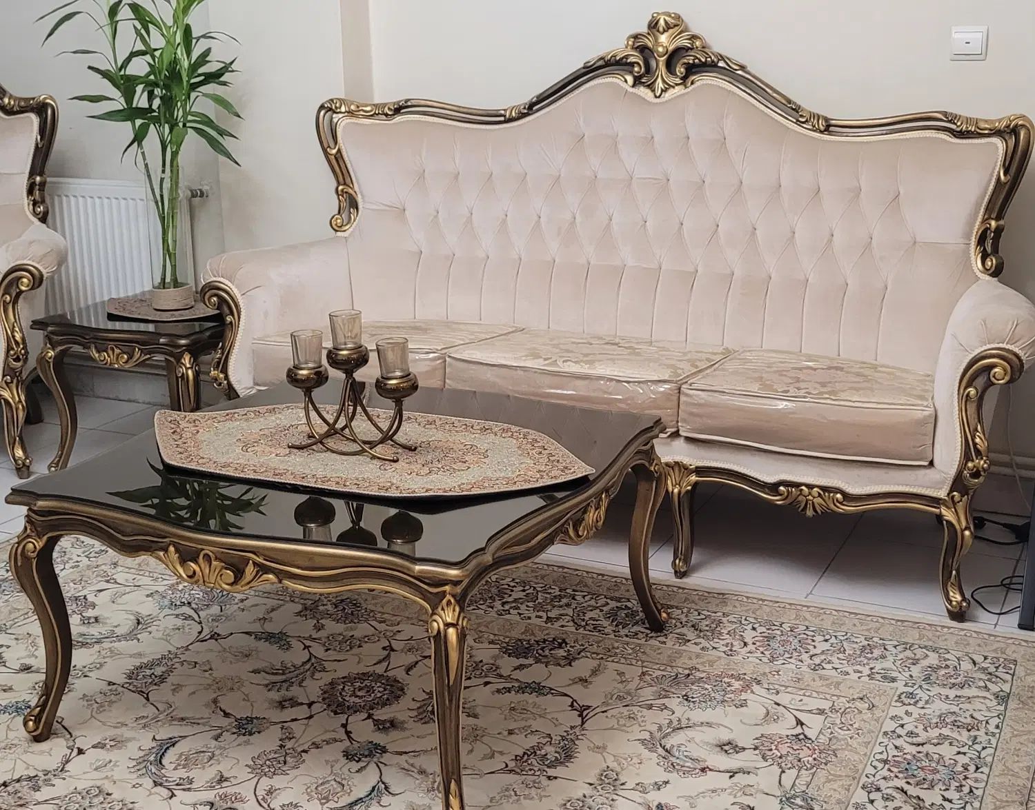 مبلمان ۷ نفره+میزناهارخوری۸ نفره+میزپذیرایی+عسلی|مبلمان خانگی و میز عسلی|تهران, المهدی|دیوار