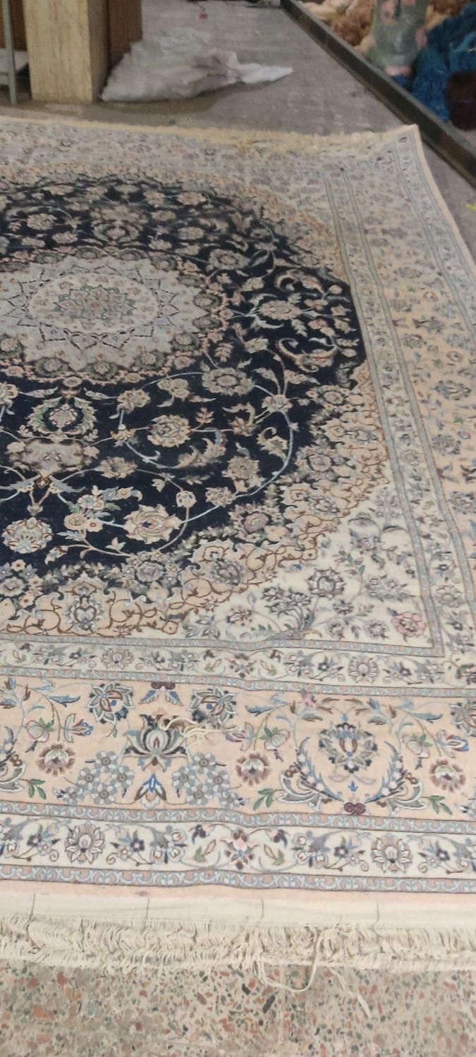 جفت۱۲متری نائین سرمه‌ای گل ابر|فرش|تهران, دریان‌نو|دیوار