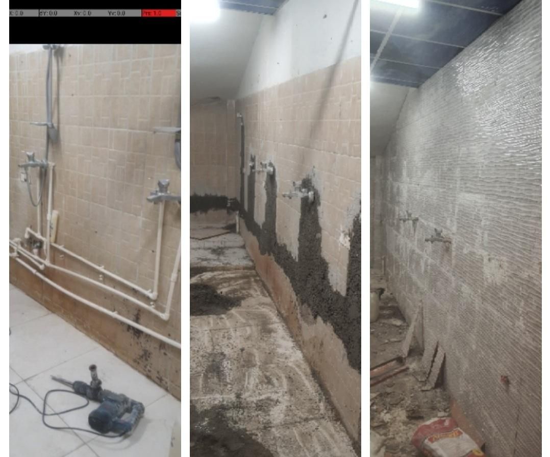 خدمات بنایی.کاشی کار.نقاش .لوله کش کاشیکاری کچکار|خدمات پیشه و مهارت|کرج, گوهردشت|دیوار