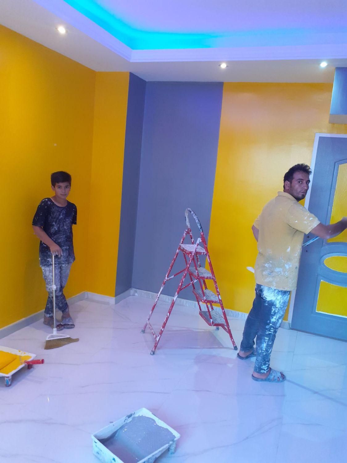 رنگ آمیزی نقاش نقاشی ساختمان نقاط کرج،فردیس،اندیشه|خدمات پیشه و مهارت|کرج, اتحاد|دیوار