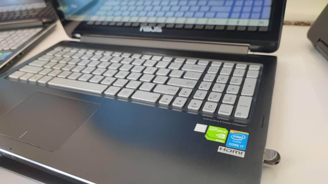 لپتاپ ایسوس i7 گرافیک دار 360 درجه تبلتشو در حد|رایانه همراه|سراوان, |دیوار