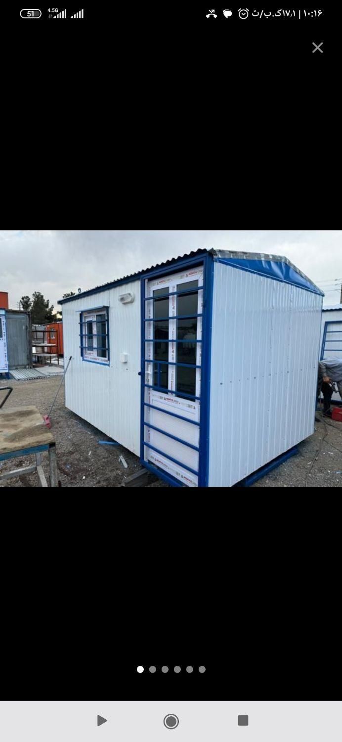 کانکس4متری شاسی دار سنگین|مصالح و تجهیزات ساختمان|قزوین, |دیوار