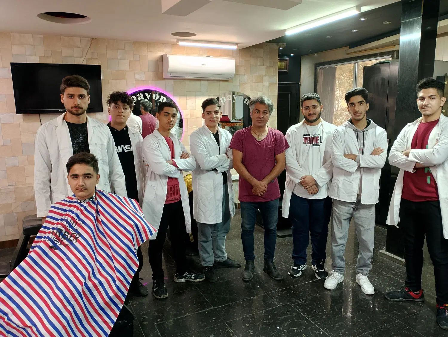 آموزشگاه آرایشگری مردانه هنرمندان پایون|خدمات آرایشگری و زیبایی|رشت, گلسار|دیوار