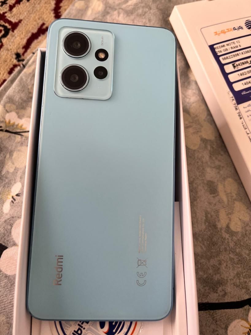 شیائومی Redmi Note 12 China با حافظهٔ ۲۵۶ گیگابایت|موبایل|تهران, خزانه|دیوار