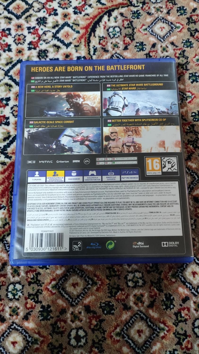 دیسک بازی ps4 star war battlefront در حد نو|کنسول، بازی ویدئویی و آنلاین|تبریز, |دیوار