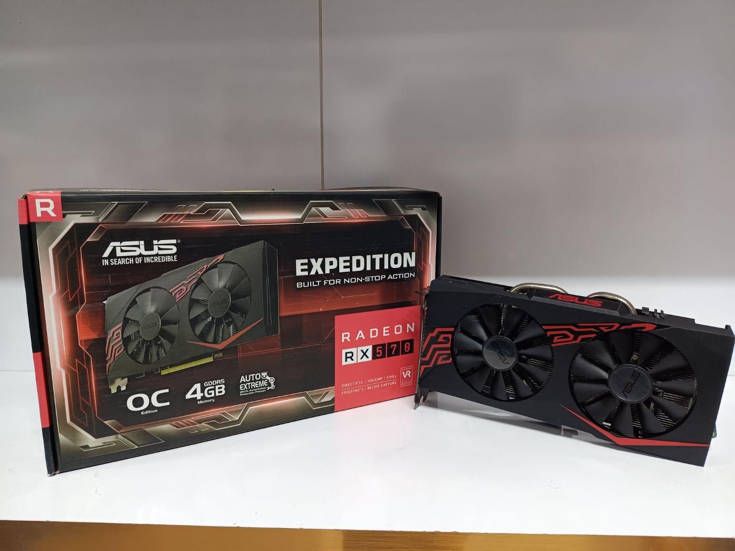 گرافیک RX 570 ASUS|قطعات و لوازم جانبی رایانه|مشهد, امیر|دیوار