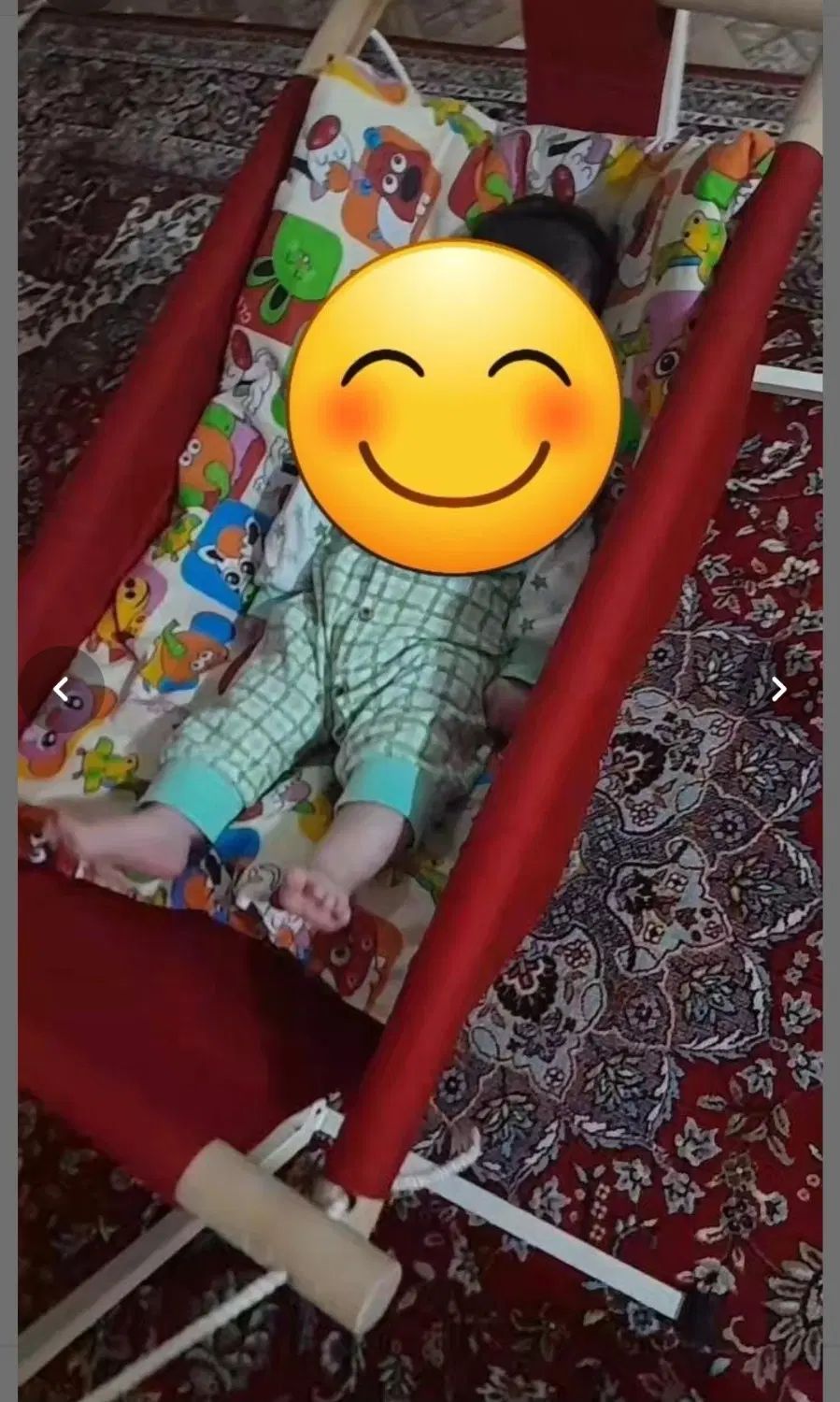 گهواره ننو.پشه بند موزیکال.تاپ کودک.کریر|کالسکه و لوازم جانبی|فومن, |دیوار