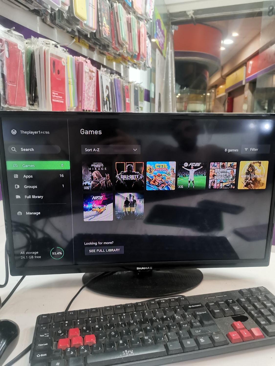 ایکس باکس سری اس دو دسته فول بازی Xbox series s|کنسول، بازی ویدئویی و آنلاین|گرگان, |دیوار