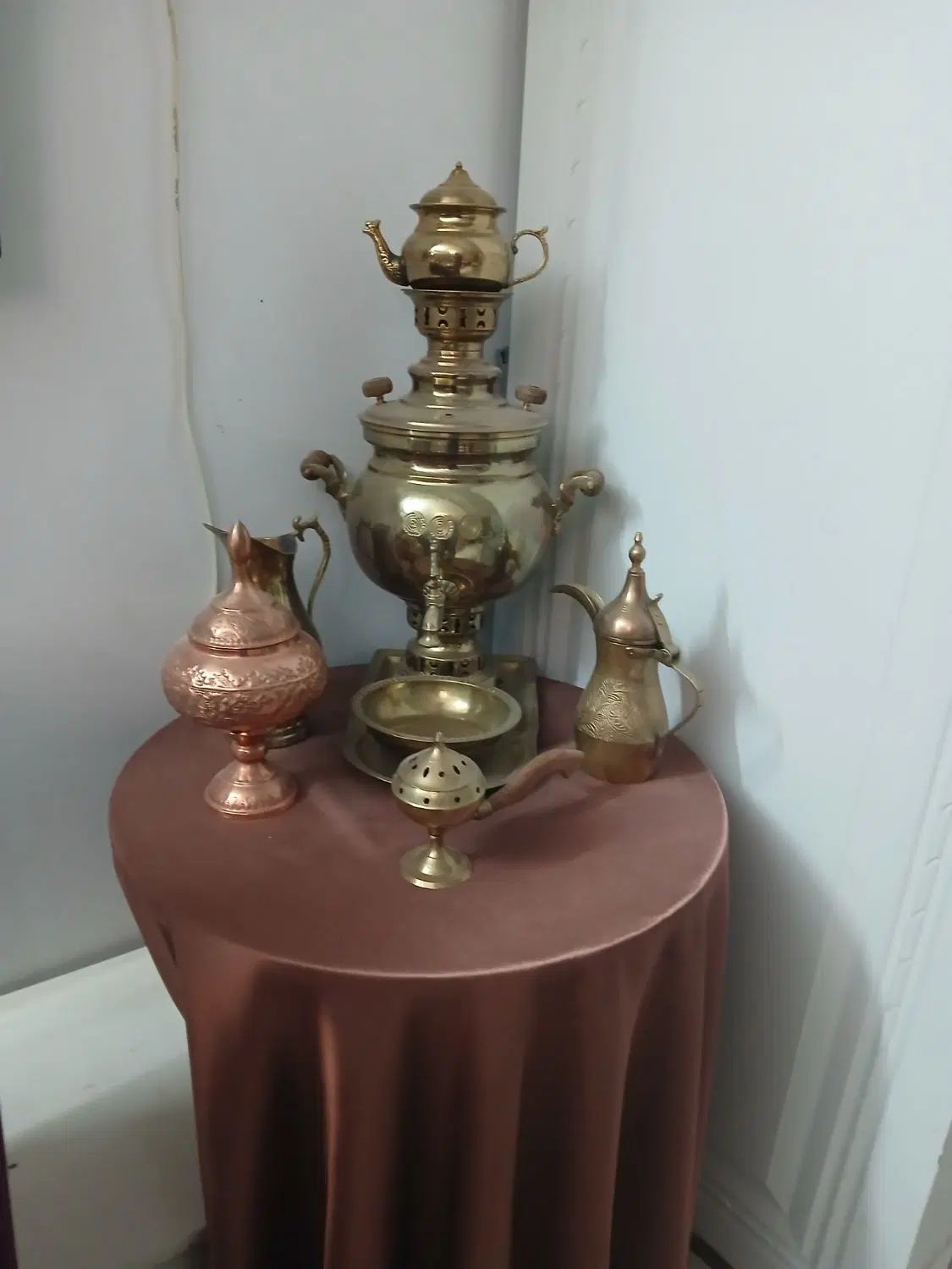 سرویس سماور  برنجی|سماور، چای‌ساز، قهوه‌ساز|کرج, محمود آباد|دیوار