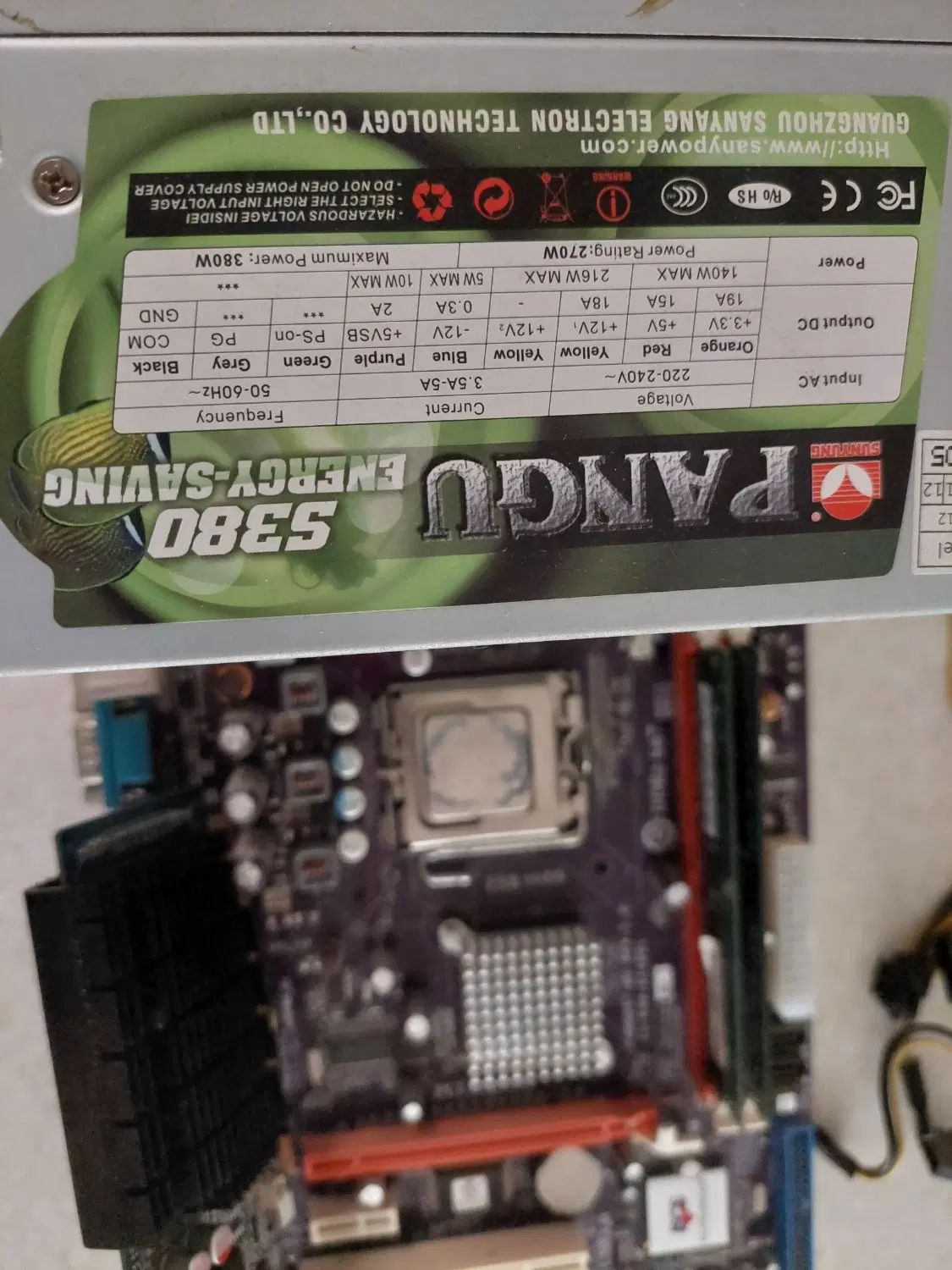 رم ddr2 پاور مادربورد کارت گرافیک cpu|قطعات و لوازم جانبی رایانه|اصفهان, شیخ اشراق|دیوار