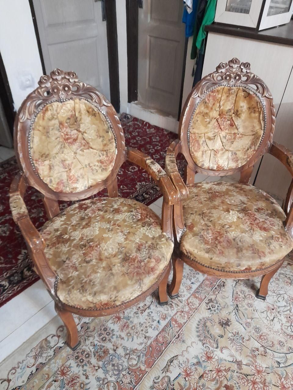 مبل سلطنتی چوب راش|مبلمان خانگی و میز عسلی|تهران, سرآسیاب مهرآباد|دیوار