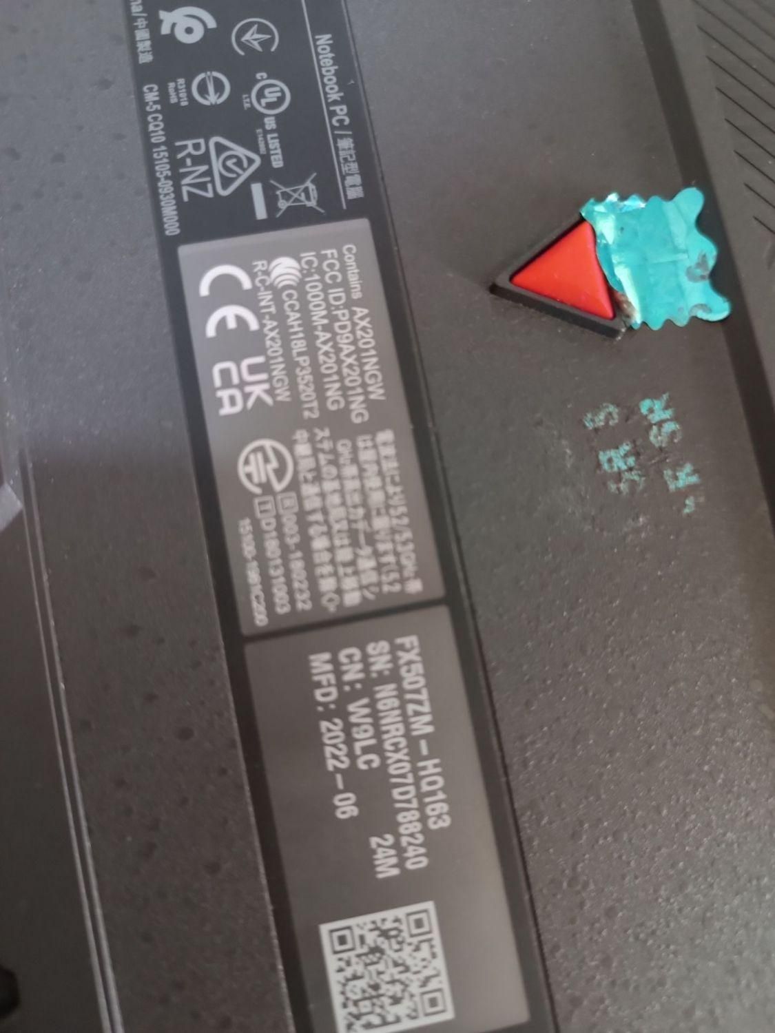 لپتاپ ایسوس تاف گیمینگ TUF Gaming FX507ZM-HQ163|رایانه همراه|مشهد, احمدآباد|دیوار