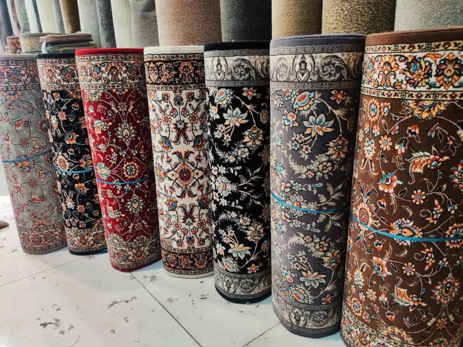 کناره فرش ۹۱فول سایز/باروپله ای/گرد/بیضی/قالیچه|فرش|قم, نیروگاه|دیوار