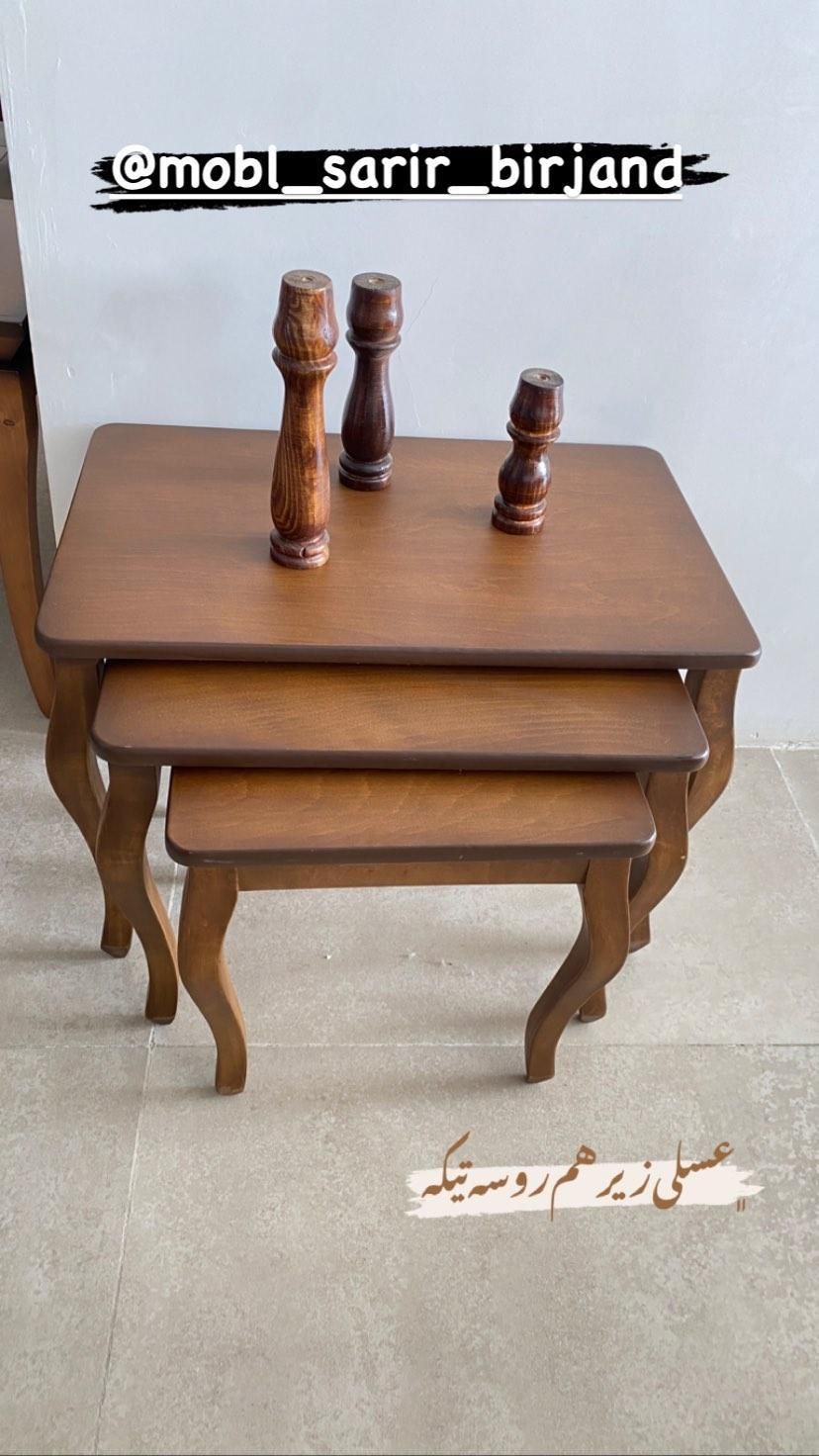 میز عسلی زیر هم رو ..بغل مبل..|مبلمان خانگی و میز عسلی|بیرجند, |دیوار