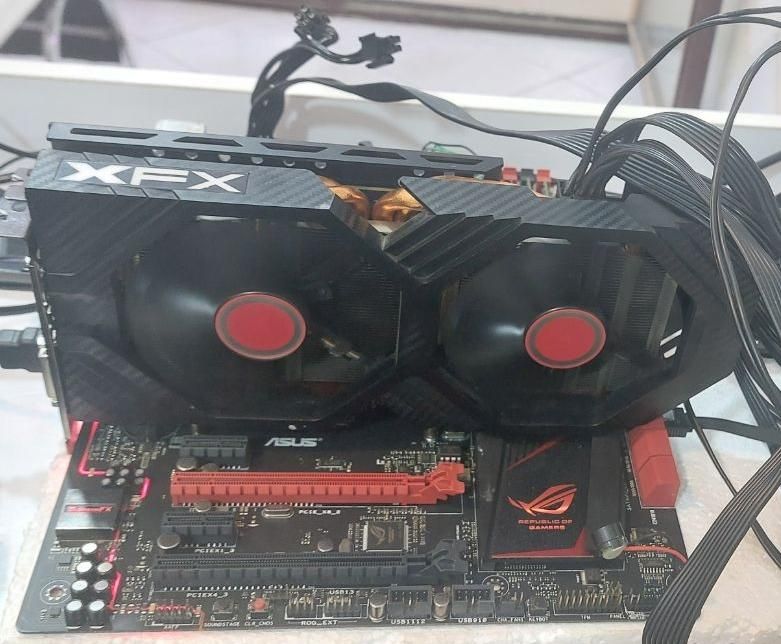 گرافیک RX 580 در حد نو|قطعات و لوازم جانبی رایانه|همدان, |دیوار