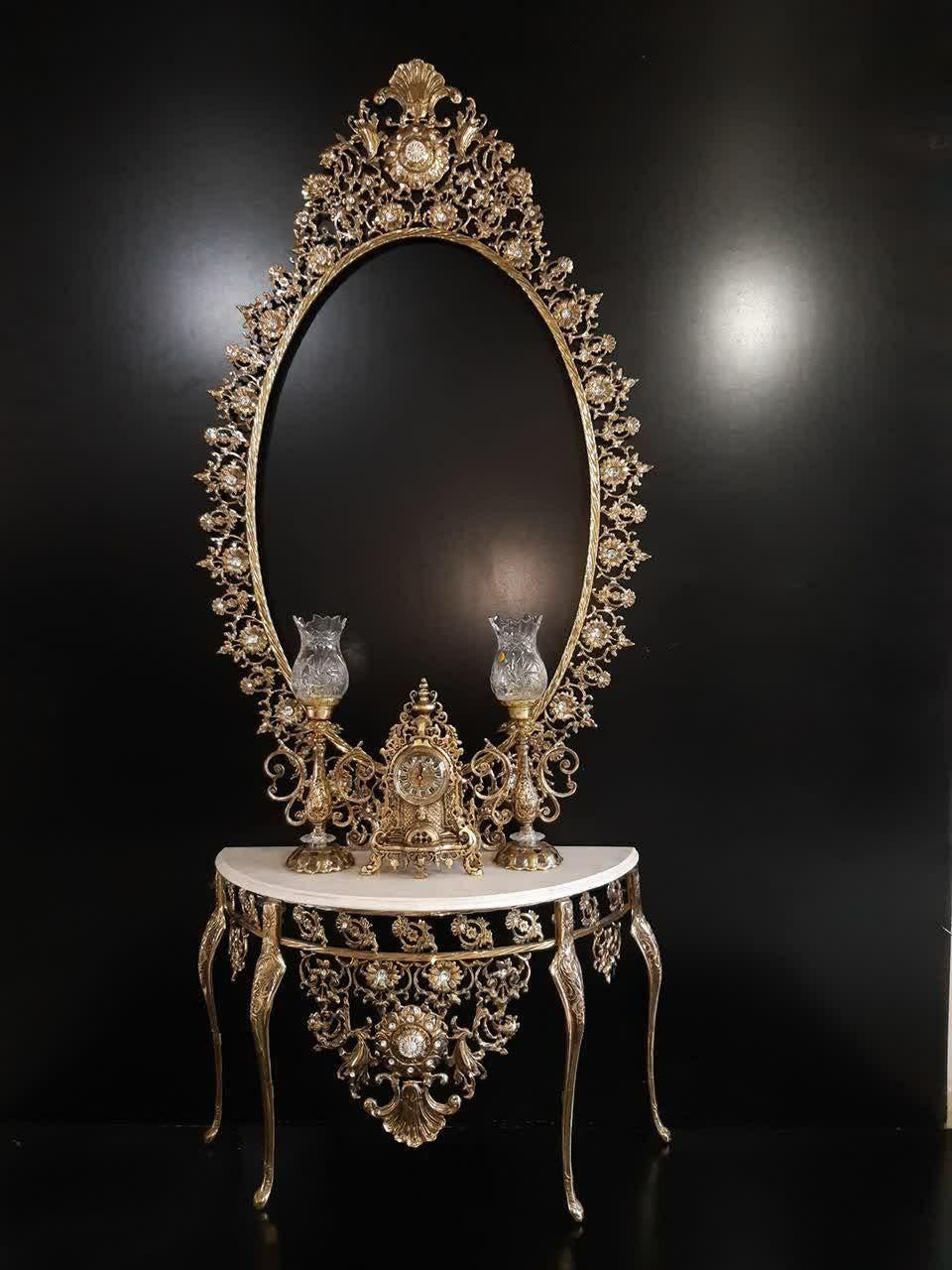 اینه شمعدون برنزی|آینه|پاکدشت, پاکدشت (مامازند)|دیوار