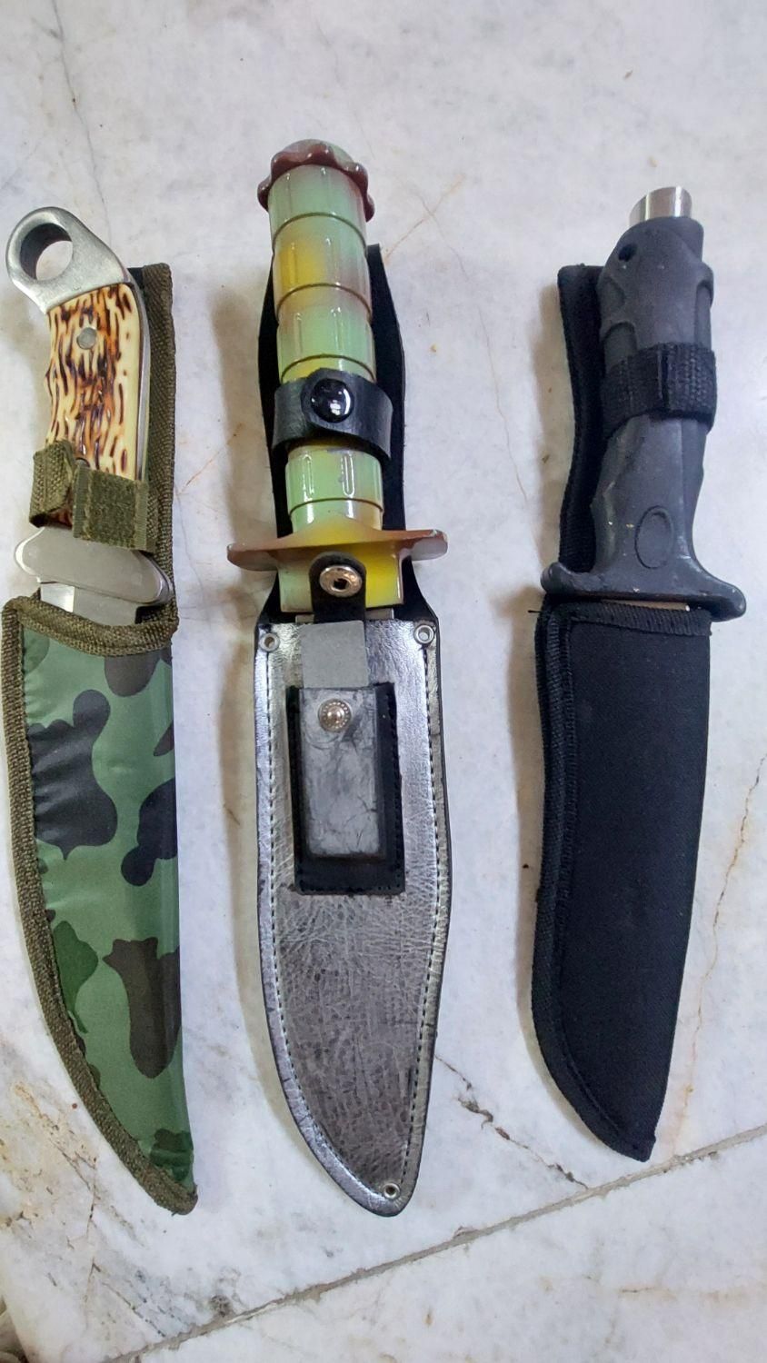 کارد شکاری ۳ عدد نو|کوهنوردی و کمپینگ|تهران, تهرانپارس غربی|دیوار