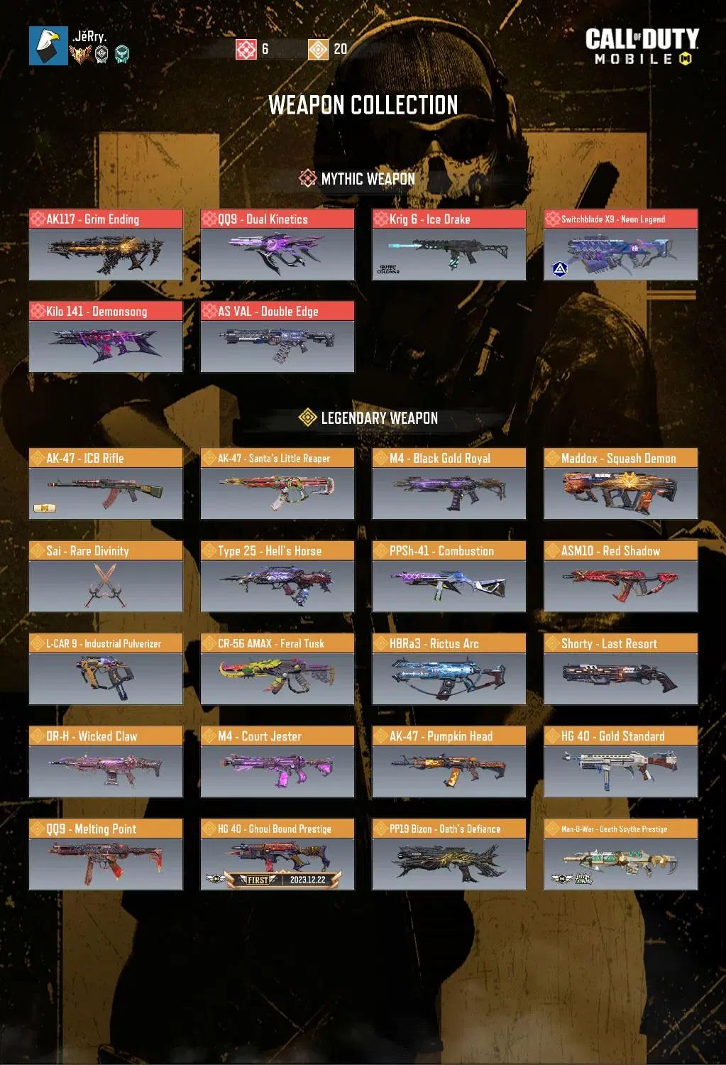 فروش اکانت لاکچری Call of Duty Mobile|کنسول، بازی ویدئویی و آنلاین|اصفهان, بهاران|دیوار