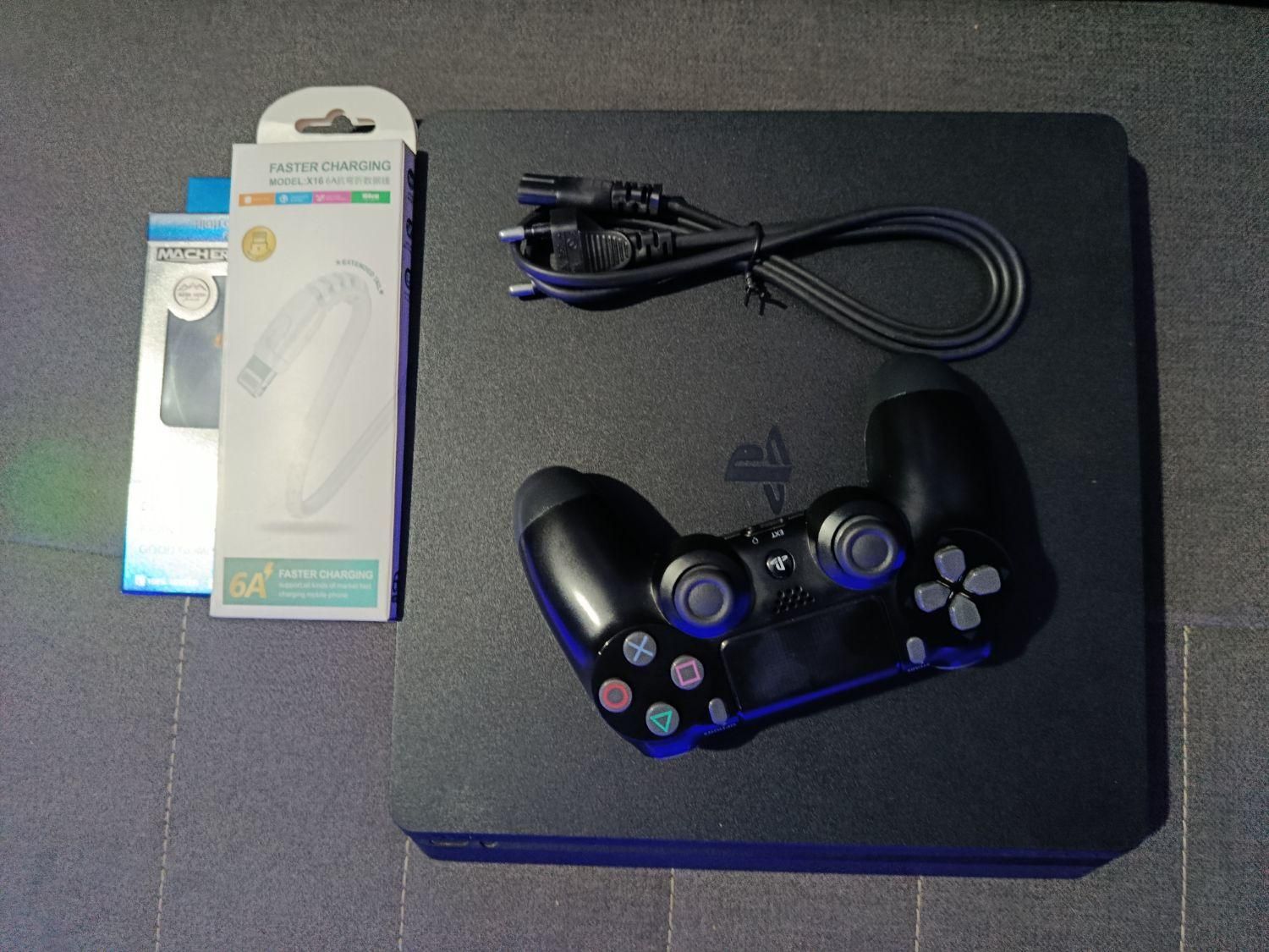 فروش کنسول ps4 اسلیم|کنسول، بازی ویدئویی و آنلاین|شیراز, مسلم|دیوار