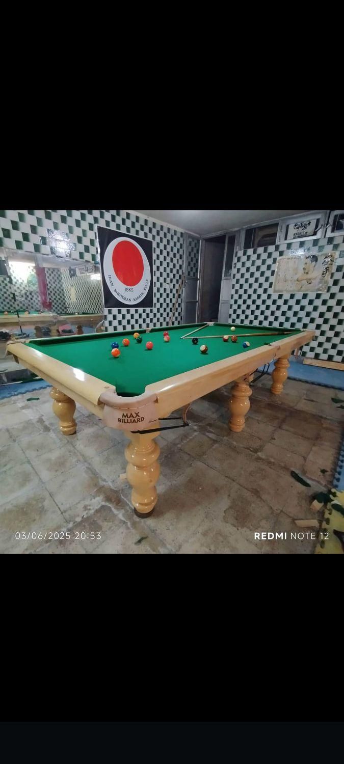 شندرمکث ۲۵ میز بیلیارد  مکث بیلیارد MAXBILLIARD|ورزش‌های توپی|تهران, چیتگر جنوبی|دیوار