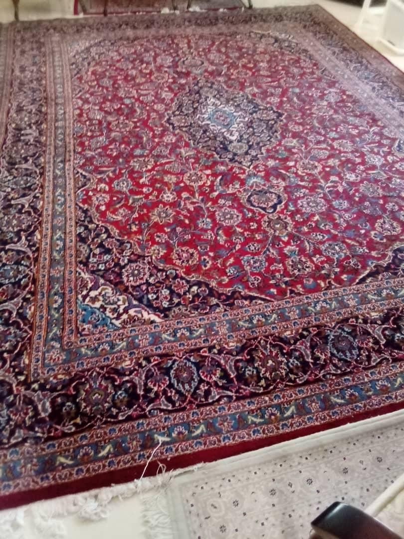 ۲ تخته فرش دستباف مشهد 12 متری طرح کاشان اصیل|فرش|رشت, پستک|دیوار