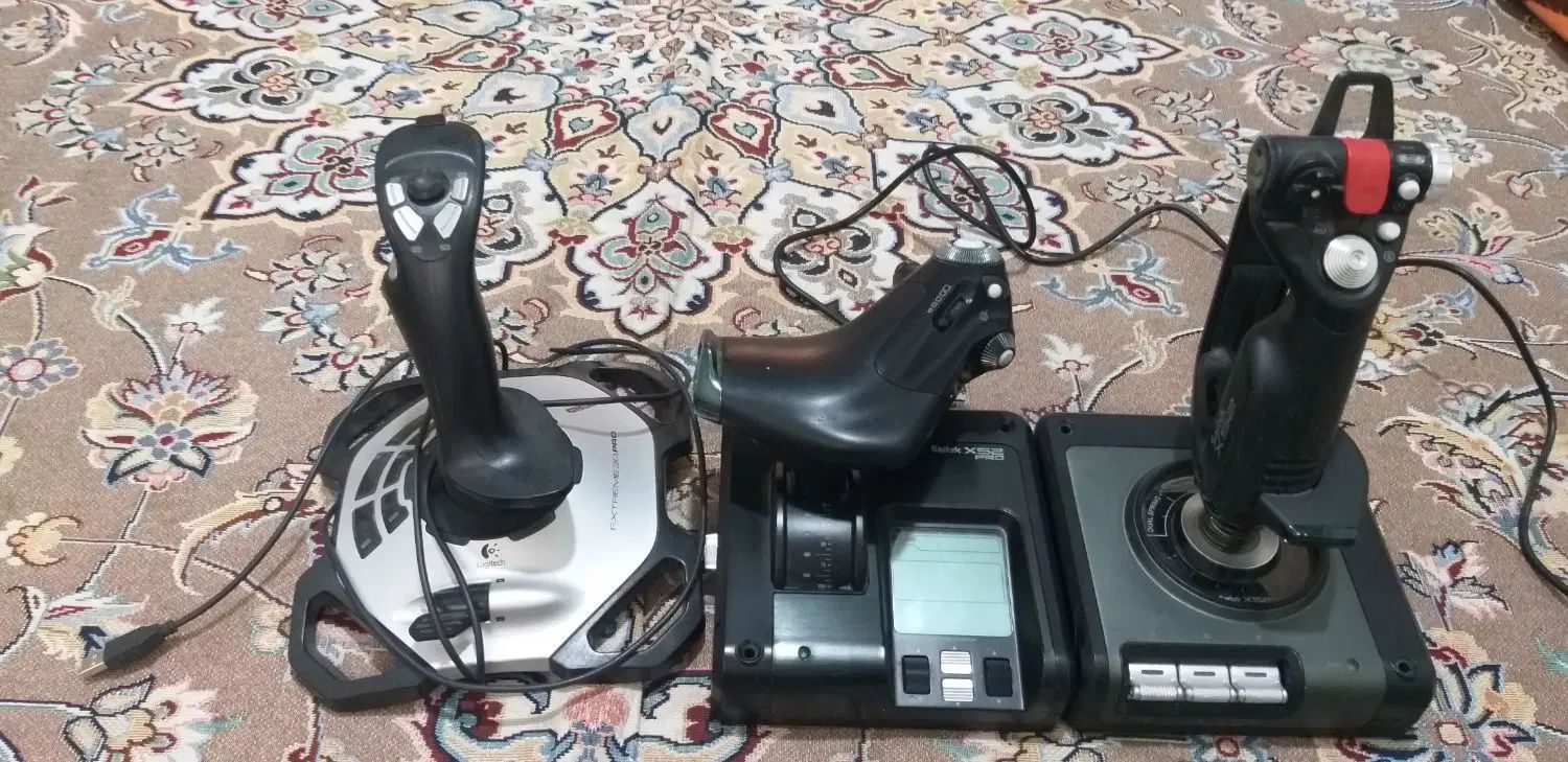 دسته شبیه ساز خلبانی saitek x52 pro|کنسول، بازی ویدئویی و آنلاین|تهران, فلاح|دیوار