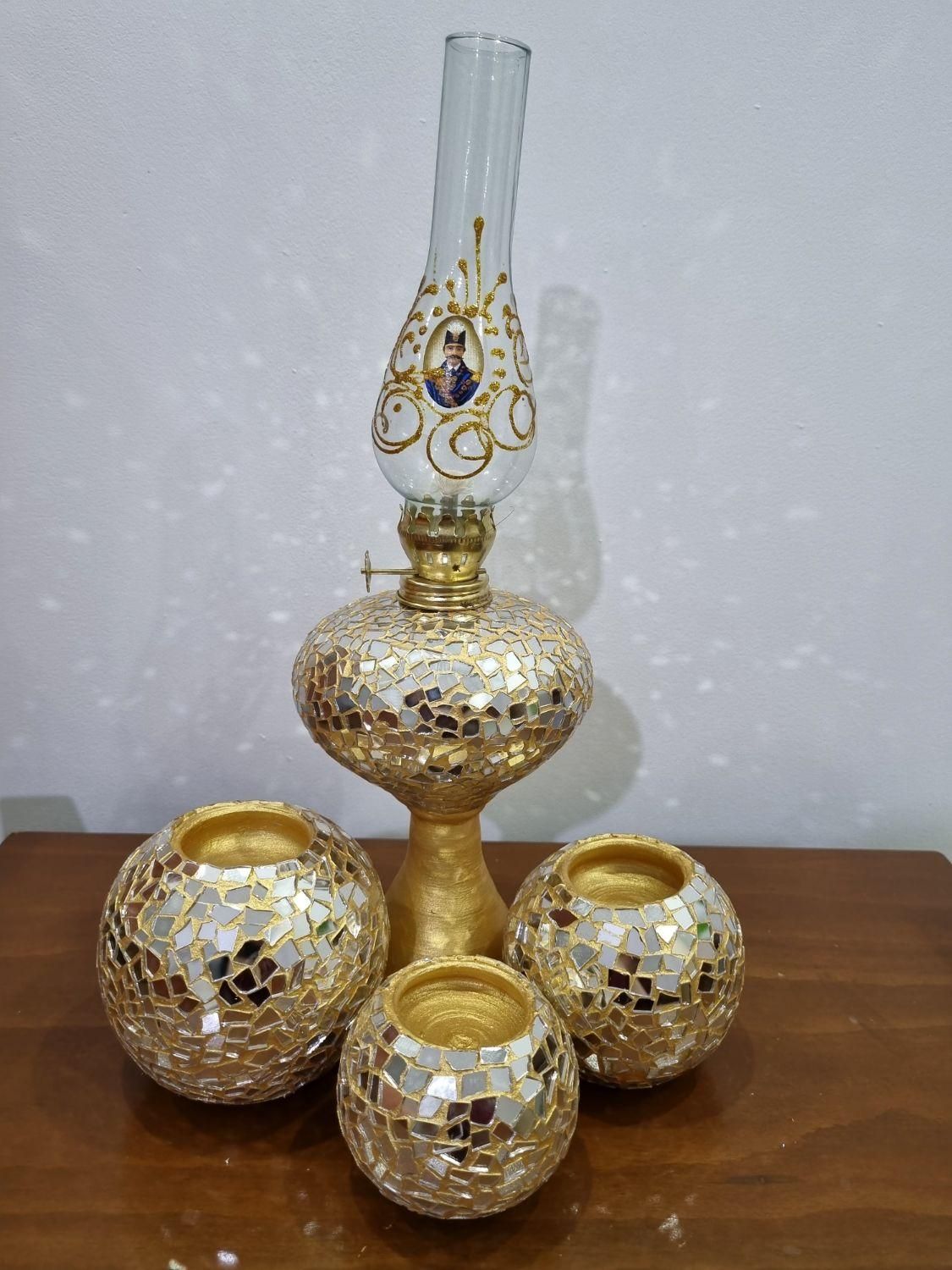 ظروف پذیرایی آینه کاری شده|صنایع دستی و سایر لوازم تزئینی|رشت, استادسرا|دیوار