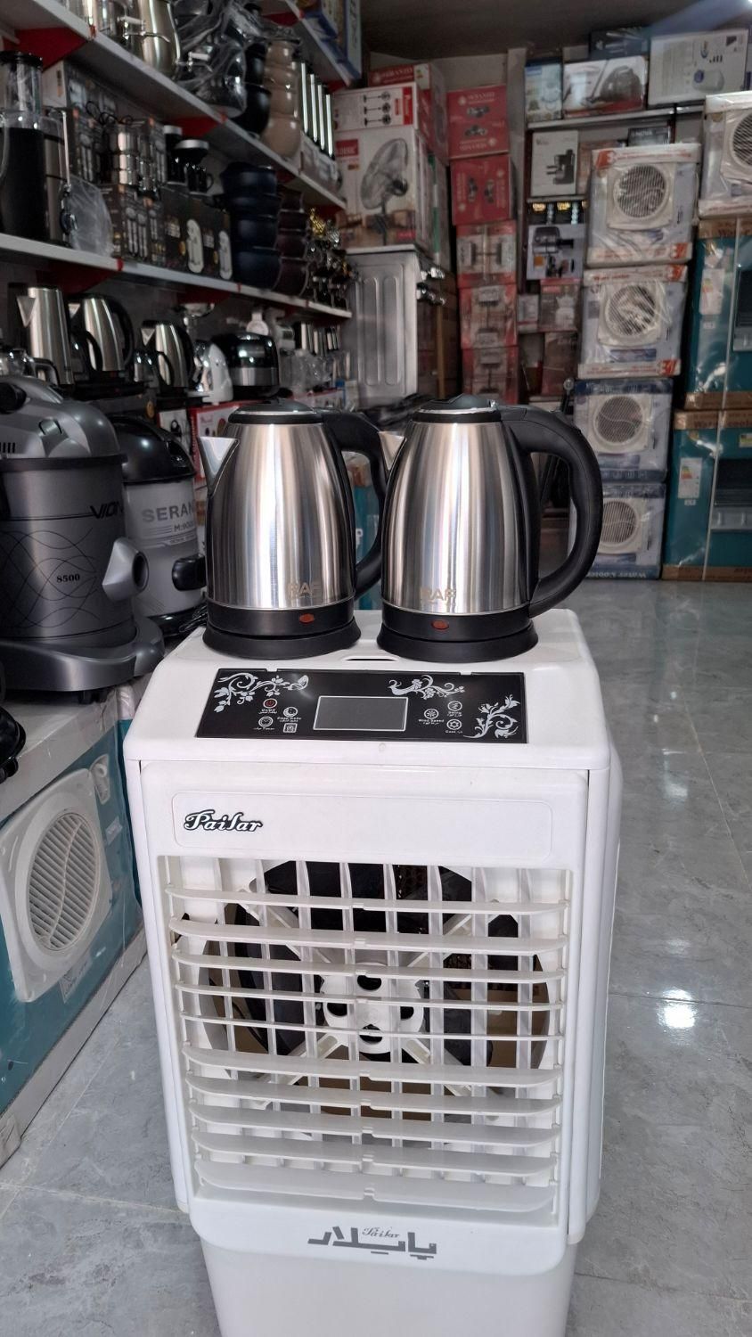 کتری برقی‌چایساز راف 2 لیتری استیل مات باارسال|سماور، چای‌ساز، قهوه‌ساز|مشهد, طبرسی شمالی|دیوار