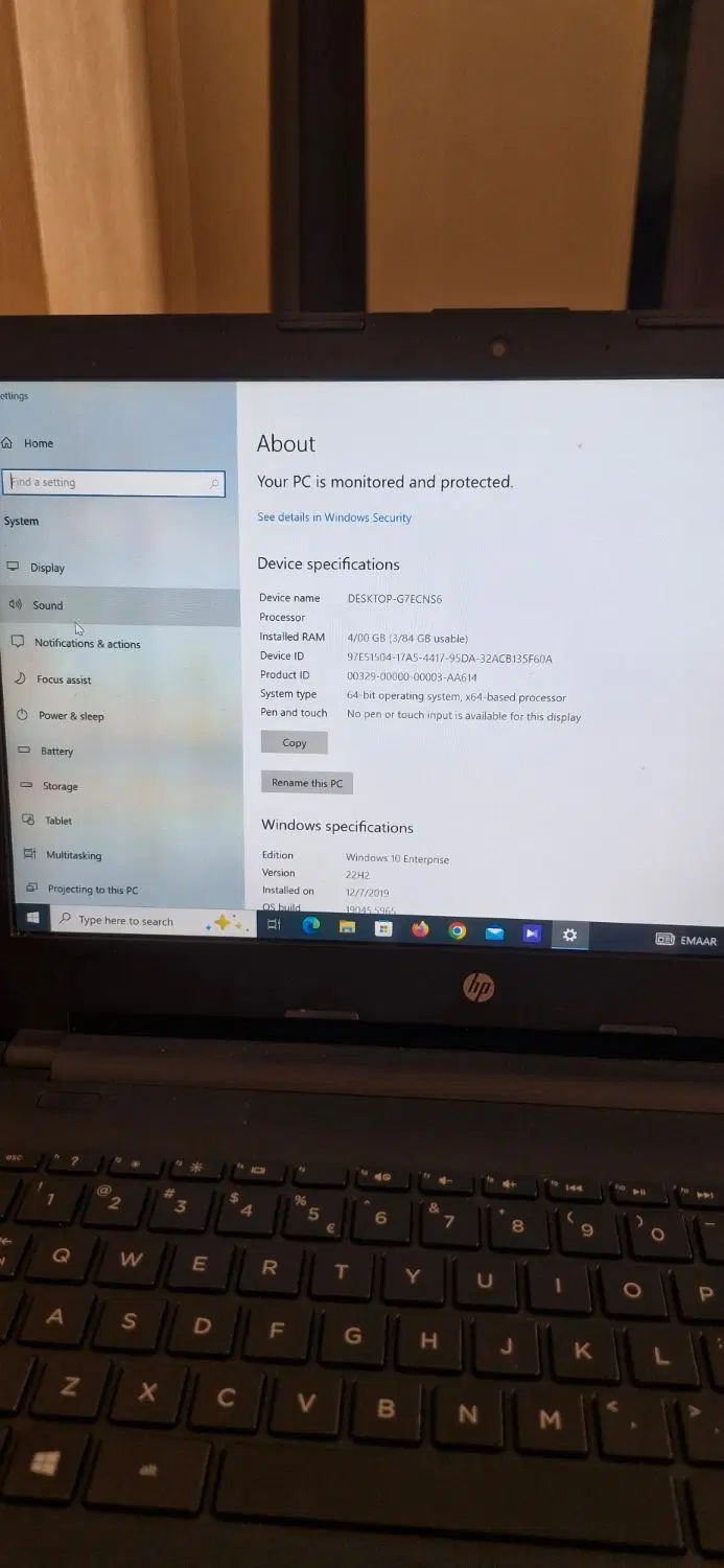 لپ تاپ مهندسی  intel hp مدل ۷۱۰۲۵ (۱۴ اینچ)|رایانه همراه|تهران, شاهین|دیوار