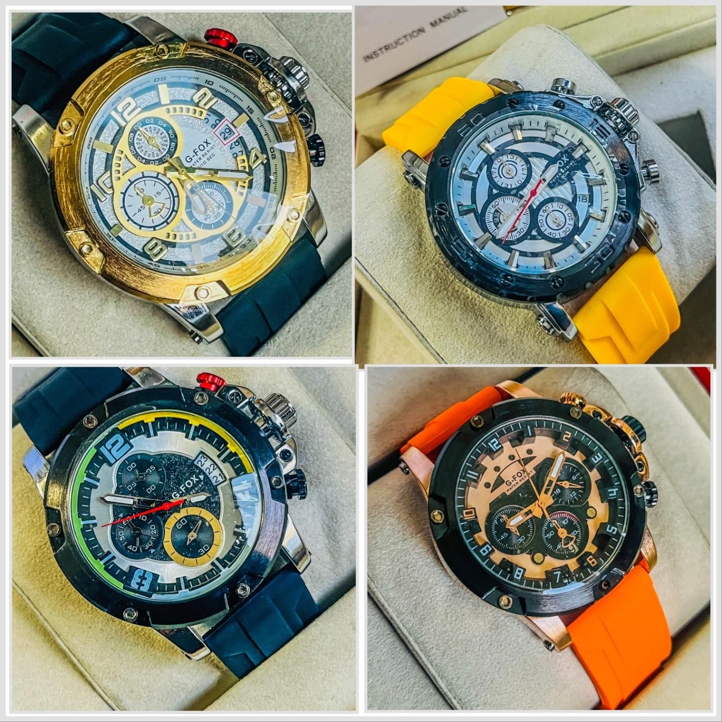 ساعت مچی جیفاکس بند پیو/سه موتوره اصلی شناسنامه|ساعت|مشهد, گاز|دیوار