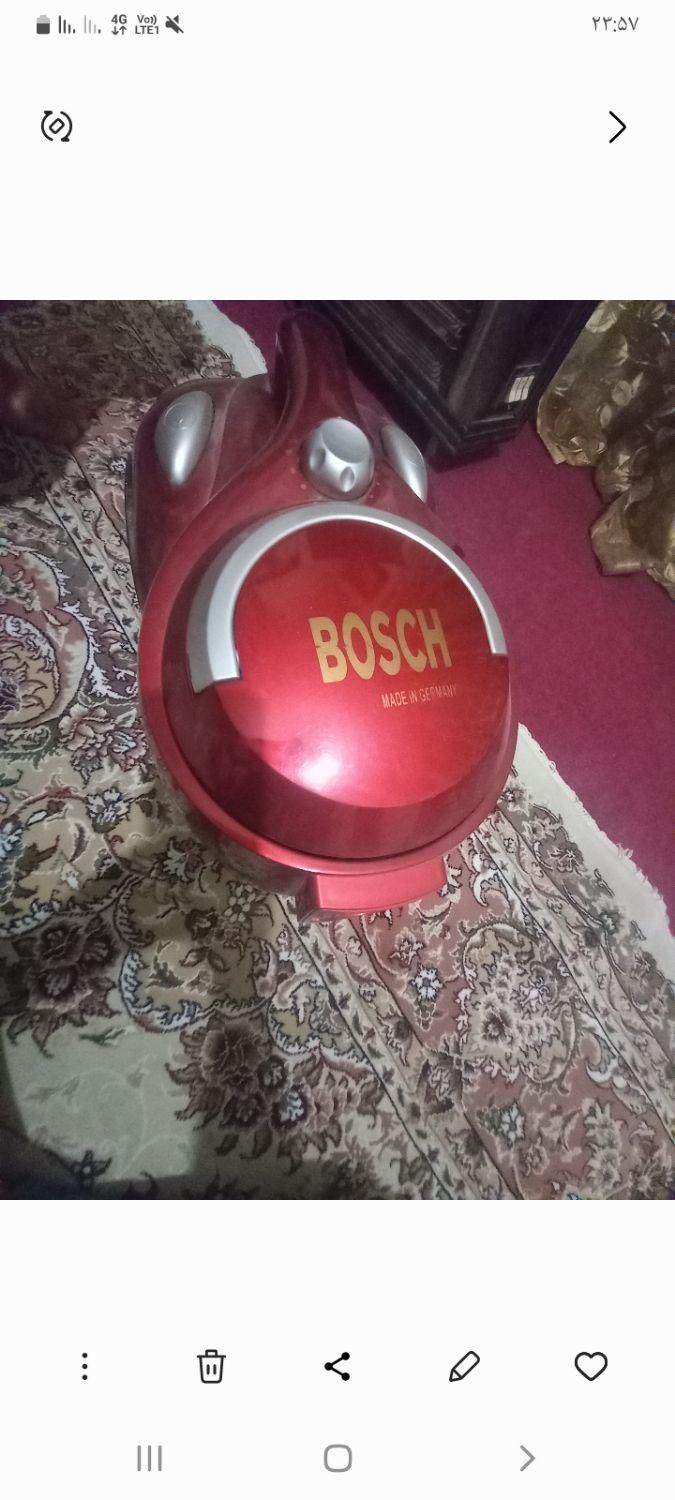 جاروبرقی بوش نیاز به تعمیر سطلی آلمانی اصل|جاروبرقی، جارو شارژی، بخارشو|کرج, چهارصد دستگاه|دیوار