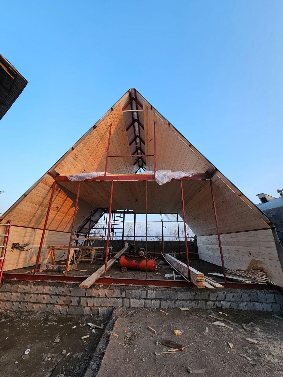 ساخت کلبه چوبی|خدمات پیشه و مهارت|لاهیجان, کوی خزر|دیوار