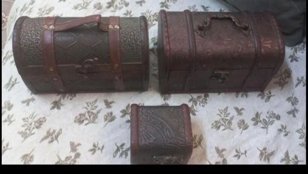 اکسسوری زیبا صندوقچه جای جواهرات چوبی  سه سایز|بدلیجات|کرج, کیانمهر|دیوار
